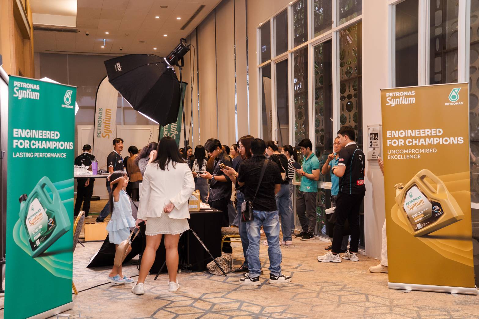 บรรยากาศพื้นที่จัดงาน PETRONAS NEW SYNTIUM LAUNCH 2026