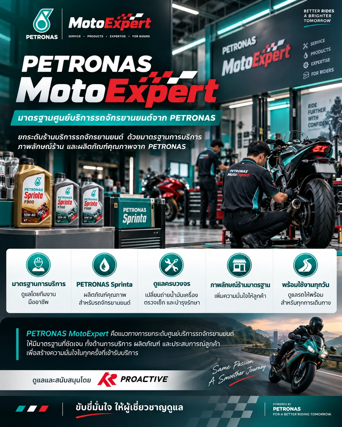 กุยยานยนต์ — PETRONAS MotoExpert